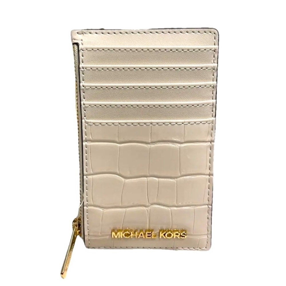 Michael Kors Cream Card Case